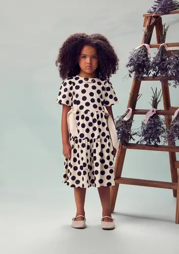 VESTIDO POA COM LAÇO ANIMÊ  P6659