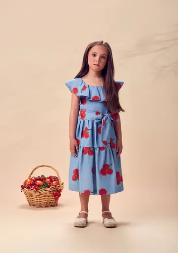VESTIDO TOMATES ANIMÊ N5963