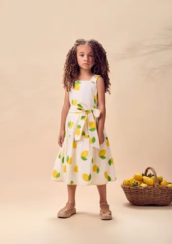 VESTIDO LIMÃO ANIMÊ N5955