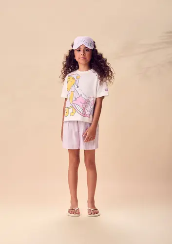 CONJUNTO BLUSA E SHORT PIJAMA ANIMÊ N6034