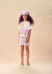 CONJUNTO BLUSA E SHORT PIJAMA ANIMÊ N6034