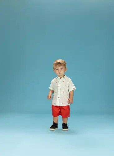 CONJUNTO CAMISA BEBÊ CACHORRINHO E BERMUDA PRECOCE BCO6220