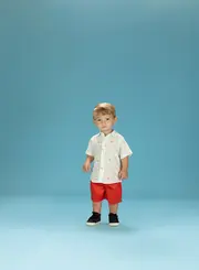 CONJUNTO CAMISA BEBÊ CACHORRINHO E BERMUDA PRECOCE BCO6220