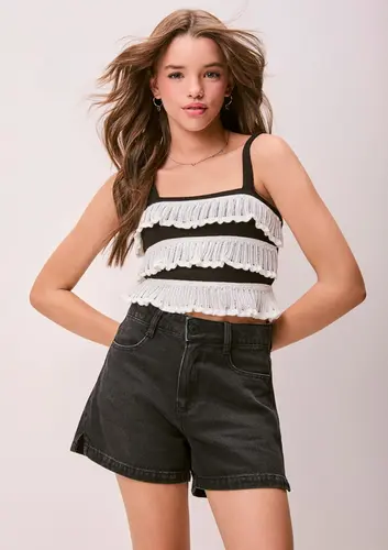 BLUSA TRICOT COM BABADOS AUTHORIA R6013
