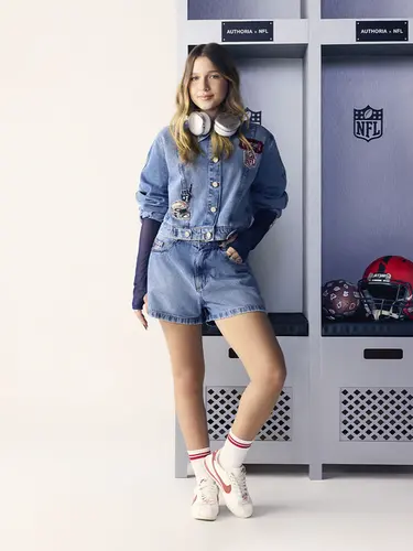 SHORTS JEANS TRENDY NFL AUTHORIA  R6590
