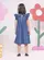 VESTIDO JEANS FINO RENDINHAS PITUCHINHUS 30965
