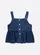 BLUSA ALÇA JEANS FINO RENDINHAS PITUCHINHUS 30966