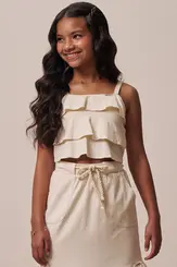 BLUSA EM LINHO COM ELÁSTANO VIC VICKY 94396
