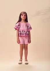 CONJUNTO BLUSA E SHORTS ANIMÊ N6417