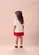 CONJUNTO BLUSA POOH E SHORT SAIA ANIMÊ P6940