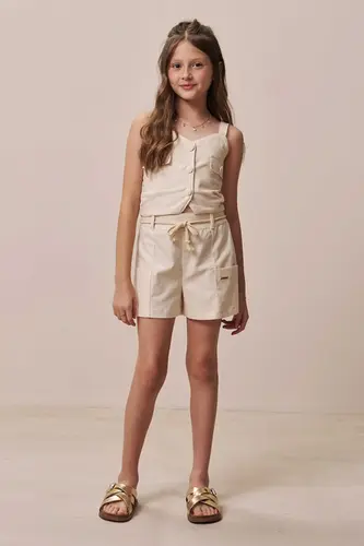 CONJUNTO DE REGATA E SHORTS LINHO COM ELASTANO VIC VIVKY 94417
