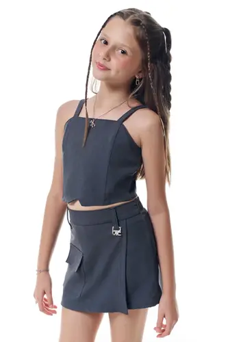 CONJUNTO REGATA E SHORT SAIA VIC VICKY 95987