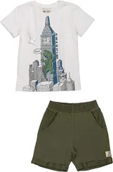 CONJUNTO T-SHIRT E BERMUDA