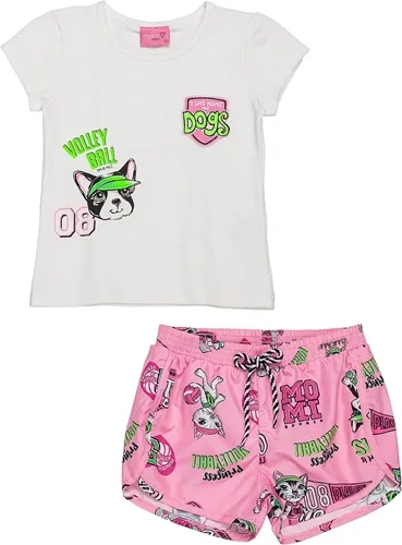 CONJUNTO BLUSA/SHORT ESTAMPADO