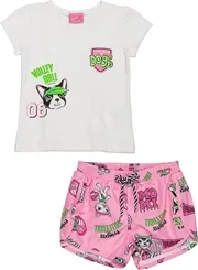 CONJUNTO BLUSA/SHORT ESTAMPADO