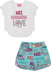 CONJUNTO BLUSA/SHORT ESTAMPADO