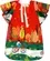 VESTIDO FEMININO EVASE MG GODE ESTAMPADO PRECOCE - LVT2738