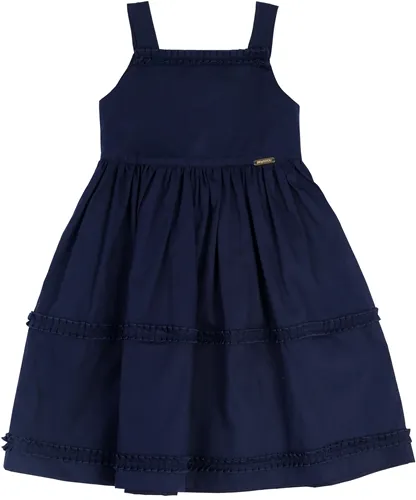 VESTIDO MINI FEMININO FRUFRU LISO MARINHO PRECOCE - MVT2677