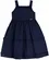 VESTIDO MINI FEMININO FRUFRU LISO MARINHO PRECOCE - MVT2677