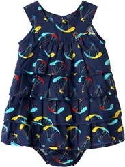 VESTIDO BB FEMININO BABADOS PARAGLAIDER PRECOCE - BVT2616