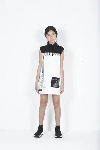 VESTIDO BICOLOR  DIMY - VES82512
