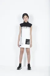 VESTIDO BICOLOR  DIMY - VES82512