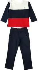 CONJUNTO MASCULINO RECORTES PRECOCE - MCJ2746 MARINHO/