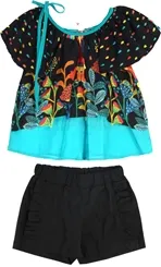 CONJUNTO MG ABERTA ESTAMPA CHUVA DE OUTONO - PRECOCE MCJ2629