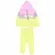 CONJUNTO CASACO/CALÇA MOLETINHO POAH NOAH - 45640 NEON ROSA/