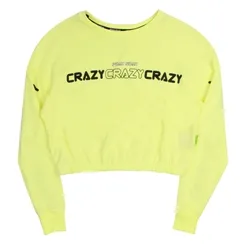 CASACO CROPPED MALHA NEON CRAZY POAH NOAH - 45713