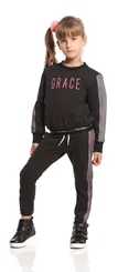 CASACO MOLETINHO GRACE POAH NOAH - 45521 PRETO DETALHE